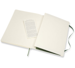 Notitieboek Moleskine XL 190x250mm blanco soft cover myrtle green