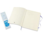 Moleskine Notebook XL 190x250mm plain soft cover hydrangea blue