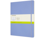 Moleskine Notebook XL 190x250mm plain soft cover hydrangea blue