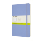 Moleskine Notizbuch groß 130x210mm uni Weichumschlag Hortensienblau