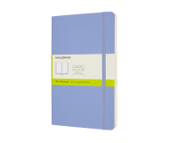 Moleskine Notizbuch groß 130x210mm uni Weichumschlag Hortensienblau