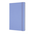 Large Moleskine notebook 130x210mm plain hydrangea blue hardcover