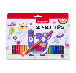 Feutre Bruynzeel Kids set 50 couleurs