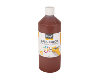 Plakkaatverf Creall basic donkerbruin 500ml