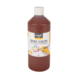 Gouache Creall Basic marron foncé 500ml