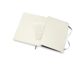 Moleskine Notebook XL 190x250mm lined soft cover sapphire blue