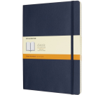 Moleskine Notebook XL 190x250mm lined soft cover sapphire blue