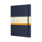 Carnet Moleskine XL 190x250mm ligné couverture souple bleu saphir