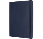 Moleskine Notebook XL 190x250mm lined soft cover sapphire blue