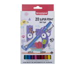 Feutre Bruynzeel Kids Super Point set 20 couleurs