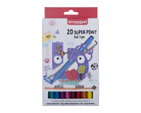 Feutre Bruynzeel Kids uper Point set 20 couleurs