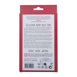 Feutre Bruynzeel Kids uper Point set 20 couleurs