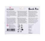 Feutre pinceau Talens Ecoline 15 couleurs assorti