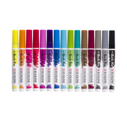 Brushpen Talens Ecoline set à 15 stuks assorti