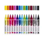 Feutre pinceau Talens Ecoline 15 couleurs assorti