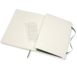 Notitieboek Moleskine XL 190x250mm lijn soft cover myrtle green