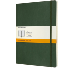 Moleskine Notebook XL 190x250mm lined soft cover myrtle green
