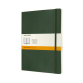 Carnet Moleskine XL 190x250mm ligné couverture souple vert myrte