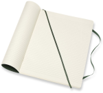 Notitieboek Moleskine XL 190x250mm lijn soft cover myrtle green