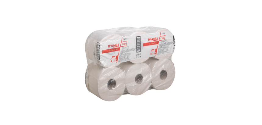 Poetspapier WypAll L10 1-laags 300m wit 7276