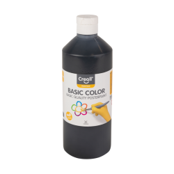 Gouache Creall Basic noir 500ml