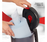 Poetspapierdispenser WypAll L10 Reach draagbare dispenser zwart 6221