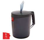 Poetspapierdispenser WypAll L10 Reach draagbare dispenser zwart 6221