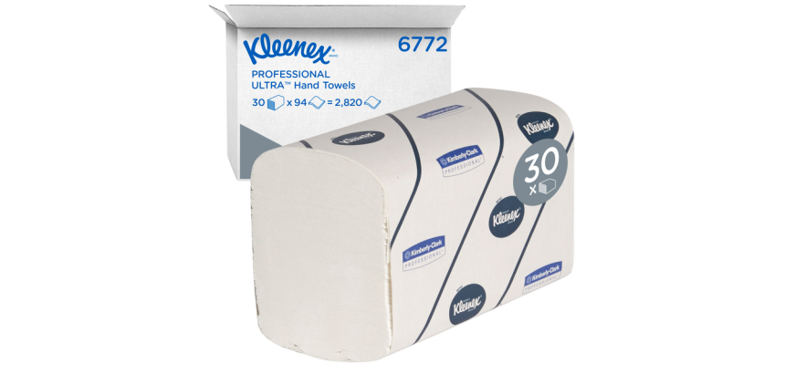 Kleenex Hand Towels 6772 Ultra Fold-I 2-ply 215x415mm white 30x 94 sheets