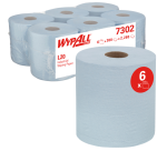 Poetspapier WypAll L20 2-laags 336 vel blauw 7302