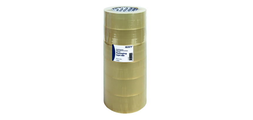 Verpakkingstape IEZZY PP 50mmx150m (Jumbo) transparant 6 rollen
