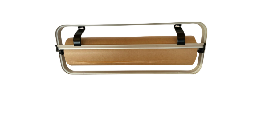Wrapping paper dispenser IEZZY 750mm with floor and wall mount