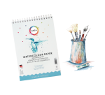 Bloc aquarelle Qrea A5 20 feuilles 200g spirale