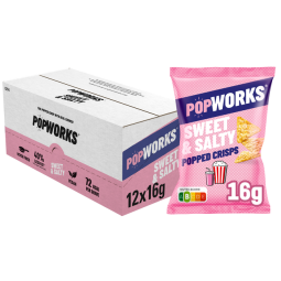 Chips Popworks Sweet Salty 16g