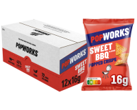 Chips Popworks Sweet BBQ 16gr