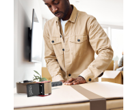 Dérouleur ruban d'emballage Rapesco Germ-Savvy 960 Antibactérien noir avec ruban brun