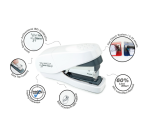 Agrafeuse Rapesco Germ-Savvy Less Effort ECO Antibactérien blanc