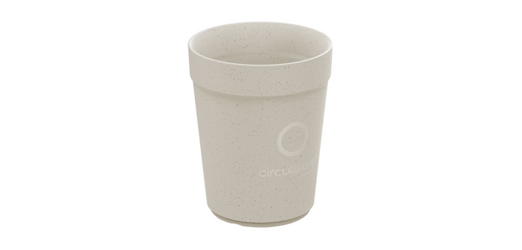 Beker Circulware Circulcup 300ml herbruikbaar 24 stuks