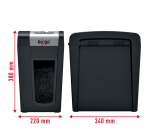 Rexel Secure MC6-SL paper shredder particles 2x15mm