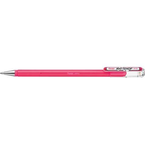 Gelschrijver Pentel K110 Mattehop medium roz