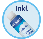 Paint box 735/K eco 12 colors + white tube