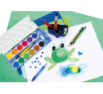 Paint box 735/K eco 12 colors + white tube