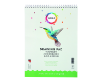 Bloc à dessin Qrea 24x32cm 24 feuilles 160g spirale