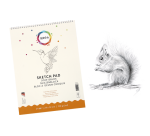 Qrea Sketch Pad 24x32cm 24 sheets 120g spiral