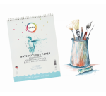 Aquarelblok Qrea 24x32 20 vel 200gr spiraal