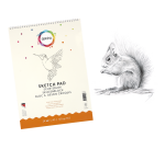 Bloc à croquis Qrea A3 24 feuilles 120g spirale