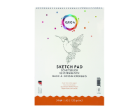 Bloc à croquis Qrea A3 24 feuilles 120g spirale