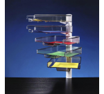 Colonne pivotante avec 5 bacs courrier