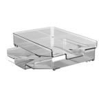 Colonne pivotante avec 3 bacs à courrier