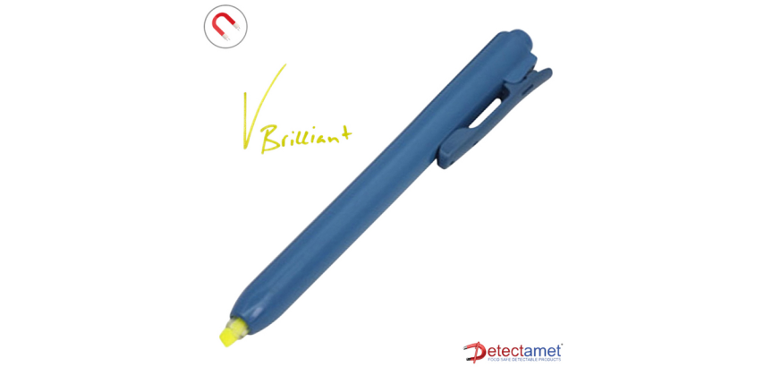 Detectable highlighter Detectamet yellow click