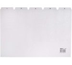 Intercalaire Han alphabet HA-984 gris clair